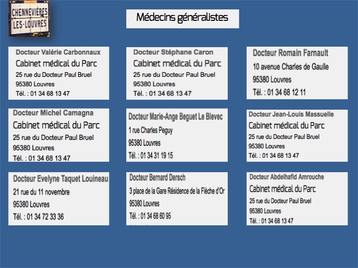 Médecins généralistes